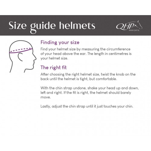 QHP Seattle riding helmet - polo visor
