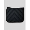 Montar SS26 Fair Dressage Saddle Pad with Gunmetal Crystals - Slate Grey