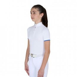 Equestro SS26 турнирная рубашка Clara для девочек