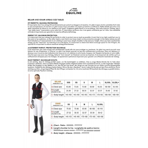 Equiline Belair Unisex Airbag Vest Level 2