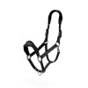 Equestrian Stockholm Black Anatomic Fleece Halter