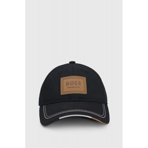 BOSS Equestrian SS25 Cap Leder Vintage
