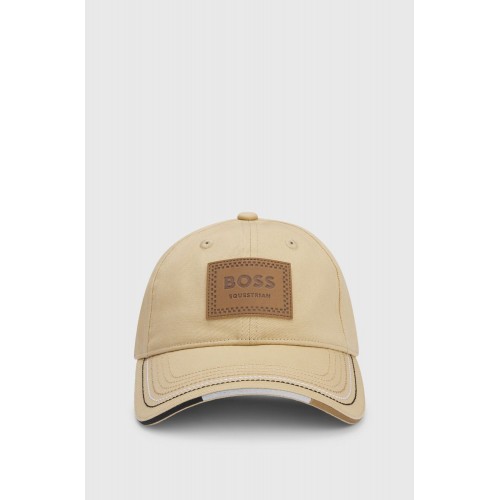 BOSS Equestrian SS25 Cap Leder Vintage