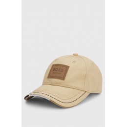 BOSS Equestrian SS25 кепка кожаный Vintage