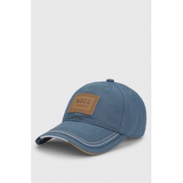 BOSS Equestrian SS25 кепка кожаный Vintage
