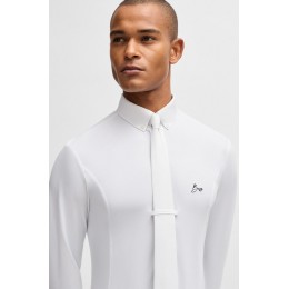 BOSS Equestrian FW25 мужской турнирная рубашка Norman
