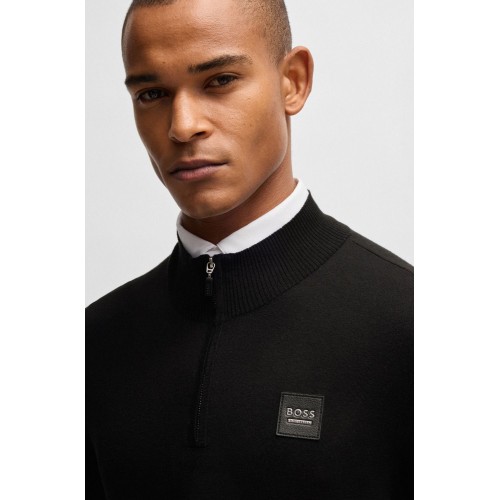 BOSS Equestrian FW25 Men's Half-Zip Jumper Rouven