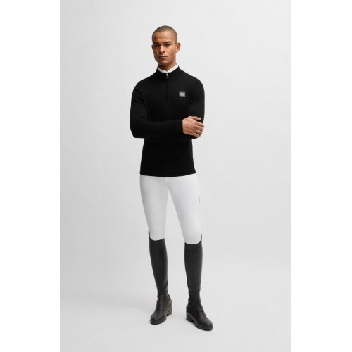 BOSS Equestrian FW25 Men's Half-Zip Jumper Rouven