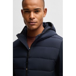 BOSS Equestrian FW25 мужской утеплённая куртка Hybrid куртка Jeff