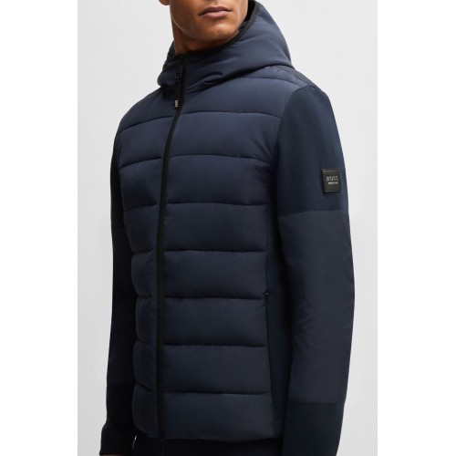 BOSS Equestrian FW25 Men's Puffer Hybrid Jacket Jeff