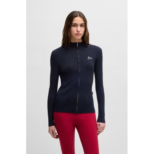 BOSS Equestrian FW25 Cardigan Sky Captain