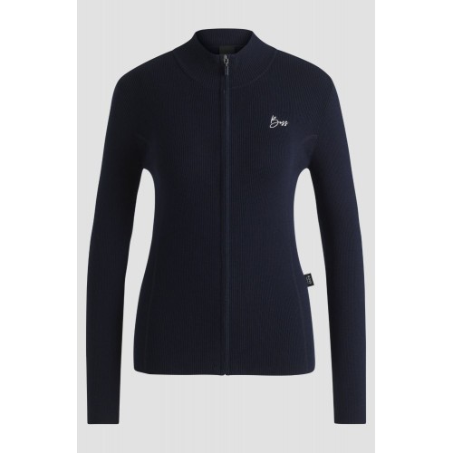 BOSS Equestrian FW25 Cardigan Sky Captain