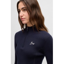 BOSS Equestrian FW25 пуловер Alicia Sky Captain