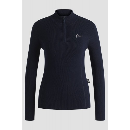 BOSS Equestrian FW25 Pullover Alicia Sky Captain