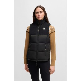 BOSS Equestrian FW25 утеплённая куртка жилет Viola