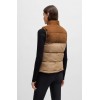 BOSS Equestrian FW25 Puffer Gilet Viola