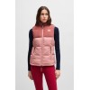 BOSS Equestrian FW25 Puffer Gilet Viola