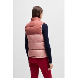 BOSS Equestrian FW25 утеплённая куртка жилет Viola