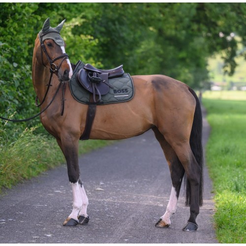 BOSS Equestrian SS26 Jumping Saddle Pad Cheltenham Tape