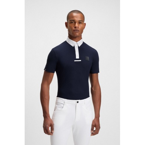 BOSS Equestrian SS26 Men's Competition Shirt Marty Honeycomb