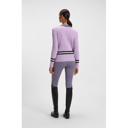 BOSS Equestrian SS26 Paula Cable-Knit Jumper