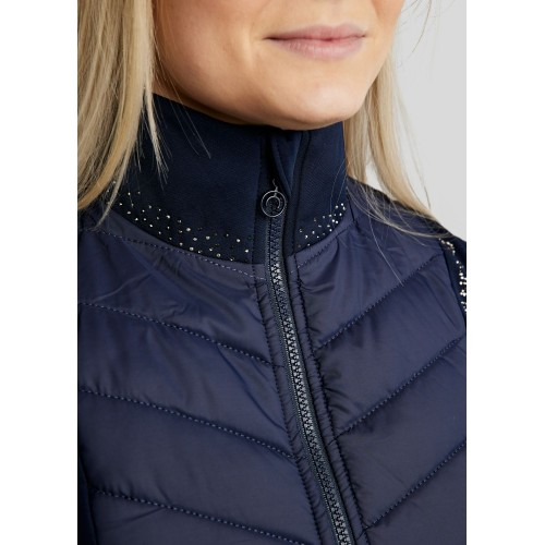 Montar FW25 MoEmilia Hybrid Bodywarmer with Mixed Grey-Toned Crystals
