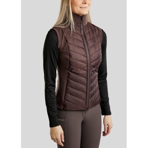 Montar FW25 MoEmilia Hybrid Bodywarmer with Mixed Grey-Toned Crystals