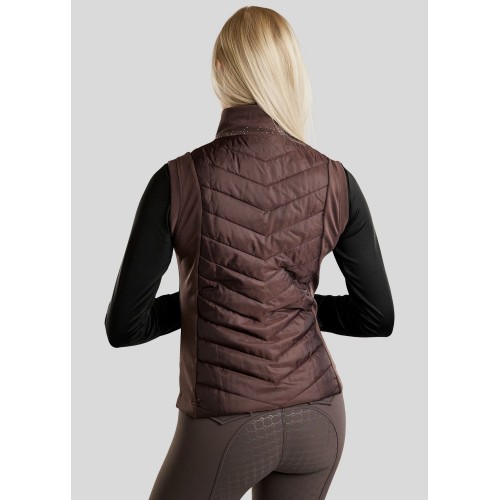 Montar FW25 MoEmilia Hybrid Bodywarmer with Mixed Grey-Toned Crystals