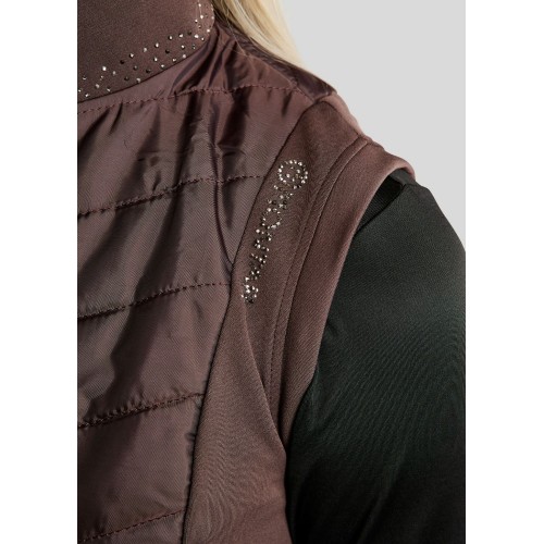 Montar FW25 MoEmilia Hybrid Bodywarmer with Mixed Grey-Toned Crystals
