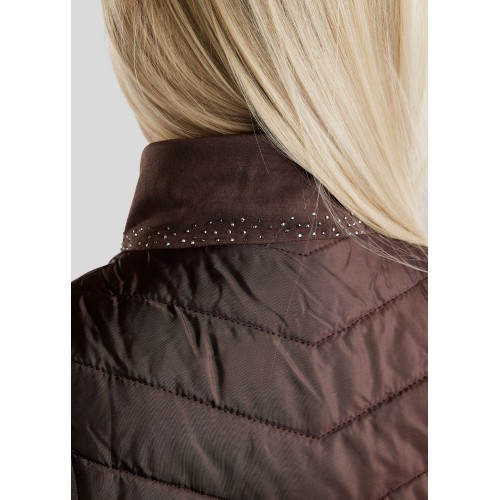 Montar FW25 MoEmilia Hybrid Bodywarmer with Mixed Grey-Toned Crystals