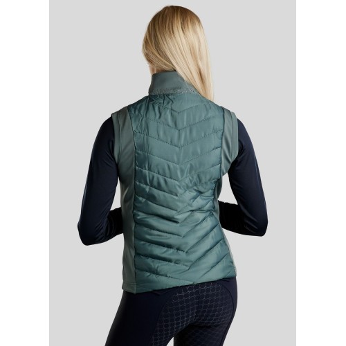 Montar FW25 MoEmilia Hybrid Bodywarmer with Mixed Grey-Toned Crystals