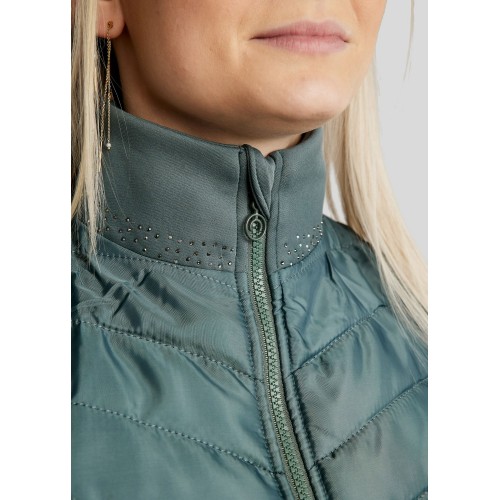 Montar FW25 MoEmilia Hybrid Bodywarmer with Mixed Grey-Toned Crystals