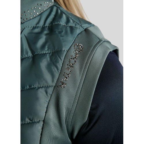 Montar FW25 MoEmilia Hybrid Bodywarmer with Mixed Grey-Toned Crystals
