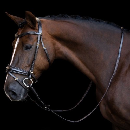 Imperial Riding Reins IRH rubber with thumb grip