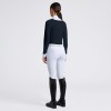 Cavalleria Toscana FW25 Girls' L/S Jersey Show Shirt with Bib
