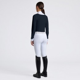 Cavalleria Toscana FW25 для девочек L/S джерси турнирный рубашка с Bib