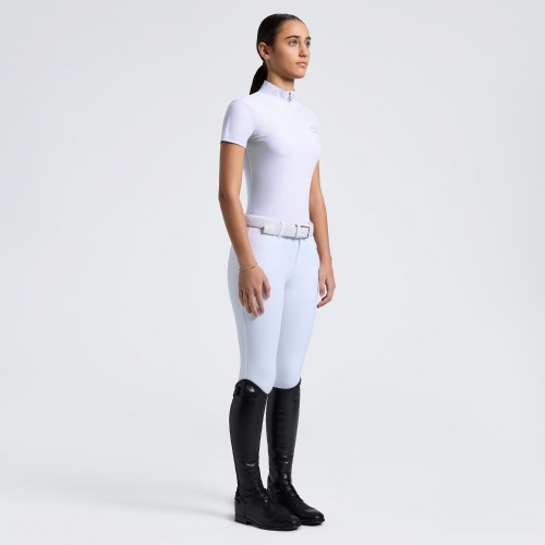 Cavalleria Toscana FW25 CT S/S Jersey w/ Embroidery Logo Girls' Competition Shirt