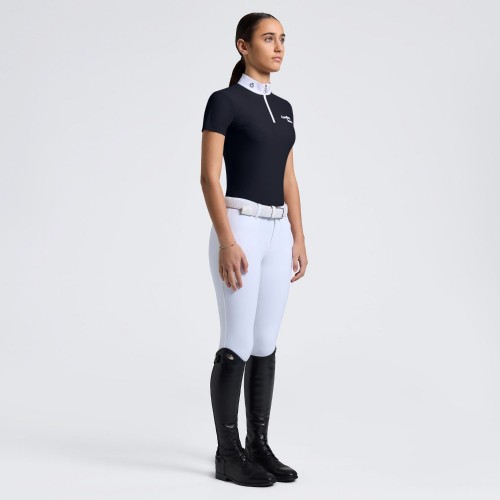 Cavalleria Toscana FW25 CT S/S Jersey w/ Embroidery Logo Girls' Competition Shirt