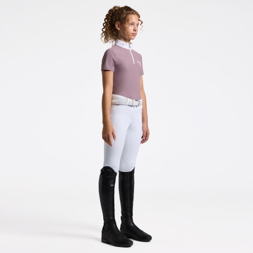 Cavalleria Toscana FW25 CT S/S Jersey w/ Embroidery Logo Girls' Competition Shirt