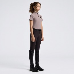 Cavalleria Toscana FW26 CT S/S джерси Horse Patch тренировочный/турнирная рубашка для девочек