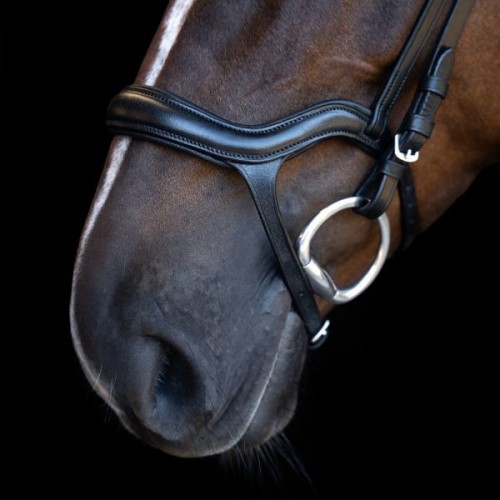 Imperial Riding Snaffle Bridle IRH with ergonomic drop noseband/flash strap