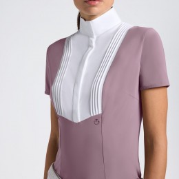 Cavalleria Toscana FW25 American укороченный-рукав женская рубашка