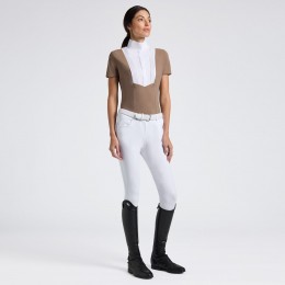 Cavalleria Toscana FW25 American укороченный-рукав женская рубашка