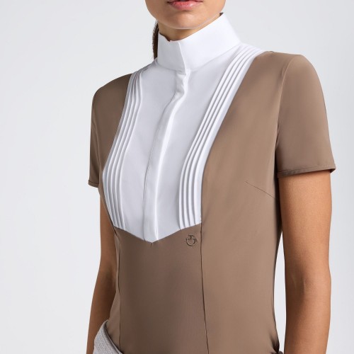 Cavalleria Toscana FW25 American Short-Sleeve Shirt Ladies
