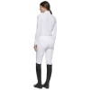 Cavalleria Toscana SS'22 Embossed Stripe Bib L/S Competition Shirt Ladies