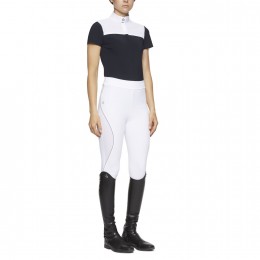 Cavalleria Toscana SS'21 CT воротник Perforated Insert S/S турнирная рубашка