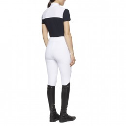 Cavalleria Toscana SS'21 CT воротник Perforated Insert S/S турнирная рубашка