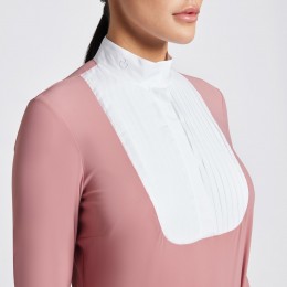 Cavalleria Toscana FW'24 CT Pleated Bib джерси L/S турнирная женская рубашка