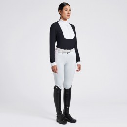 Cavalleria Toscana FW'24 CT Pleated Bib джерси L/S турнирная женская рубашка