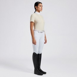 Cavalleria Toscana FW'24 CT Heat Sealed Perforated BIB S/S женский турнирная рубашка